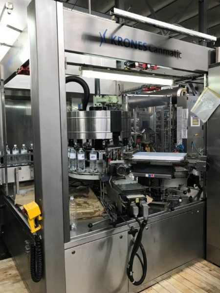 Krones Bottling line for still and sparkling mineral water ice tea juice based beverages 2006 05
